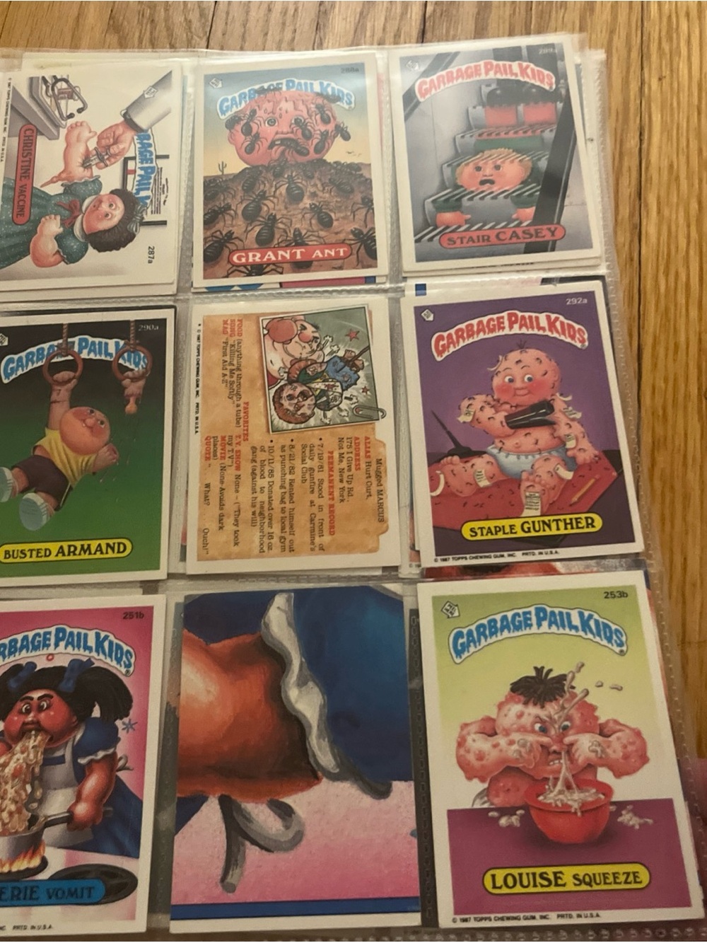 1987 Topps Garbage Pail Kids Original 7th Series 7 almost Complete 70/84 - Picture 5 of 10